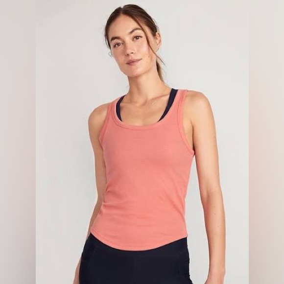 Old Navy UltraLite Rib-Knit Racerback Tank Top - Picture 1 of 8